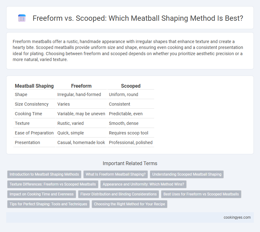 Freeform vs. Scooped: Which Meatball Shaping Method Is Best?