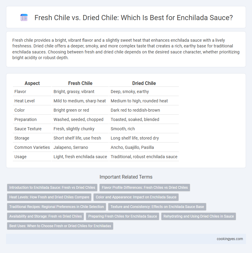 Fresh Chile vs. Dried Chile: Which Is Best for Enchilada Sauce?