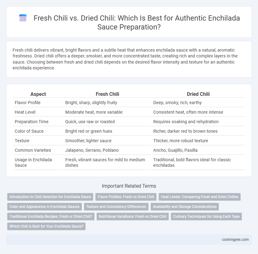 Fresh Chili vs. Dried Chili: Which Is Best for Authentic Enchilada Sauce Preparation?