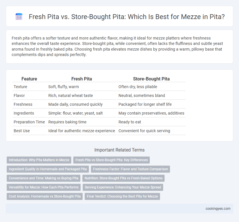 Fresh Pita vs. Store-Bought Pita: Which Is Best for Mezze in Pita?