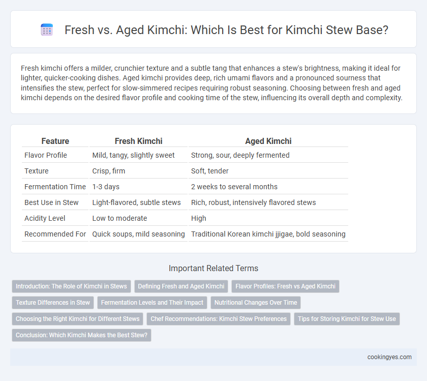 Fresh vs. Aged Kimchi: Which Is Best for Kimchi Stew Base?