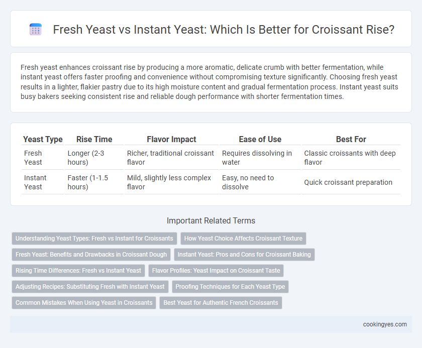 Fresh Yeast vs Instant Yeast: Which Is Better for Croissant Rise?