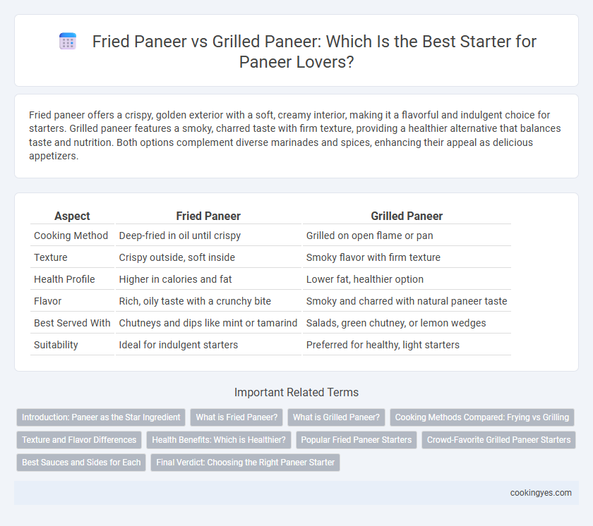 Fried Paneer vs Grilled Paneer: Which Is the Best Starter for Paneer Lovers?