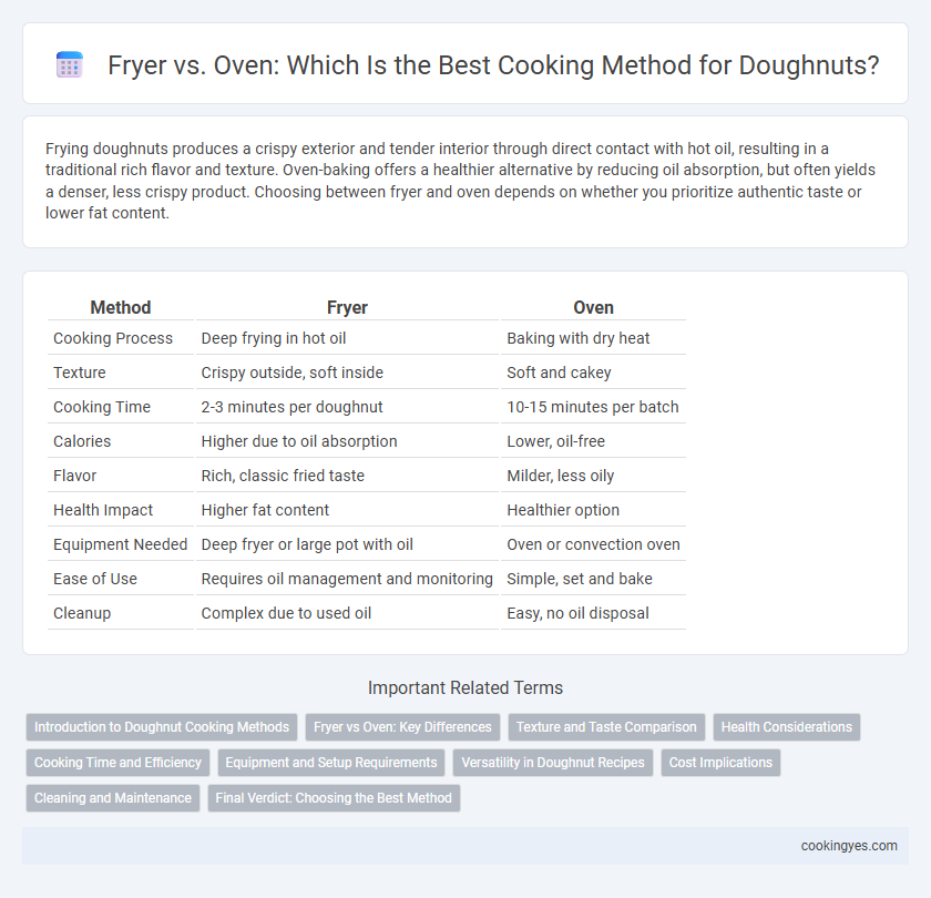 Fryer vs. Oven: Which Is the Best Cooking Method for Doughnuts?