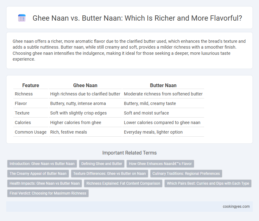 Ghee Naan vs. Butter Naan: Which Is Richer and More Flavorful?