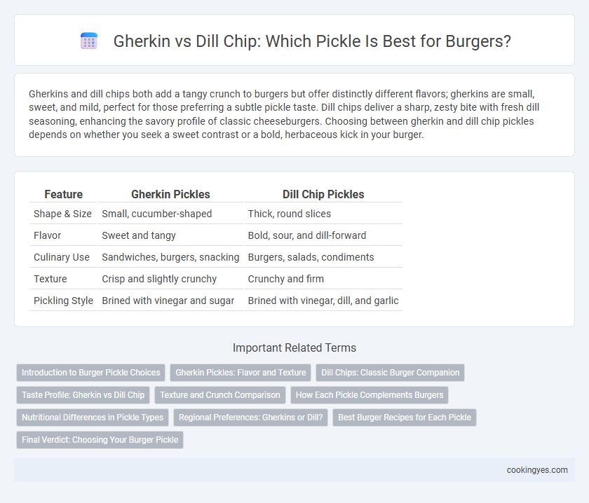 Gherkin vs Dill Chip: Which Pickle Is Best for Burgers?