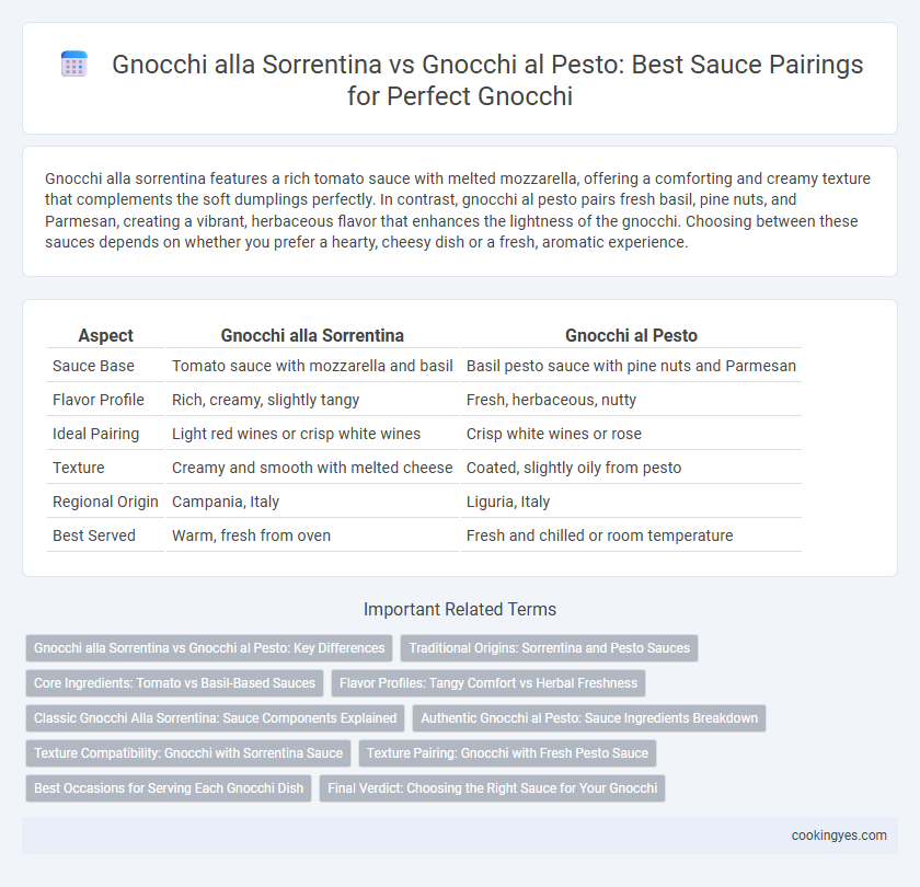 Gnocchi alla Sorrentina vs Gnocchi al Pesto: Best Sauce Pairings for Perfect Gnocchi
