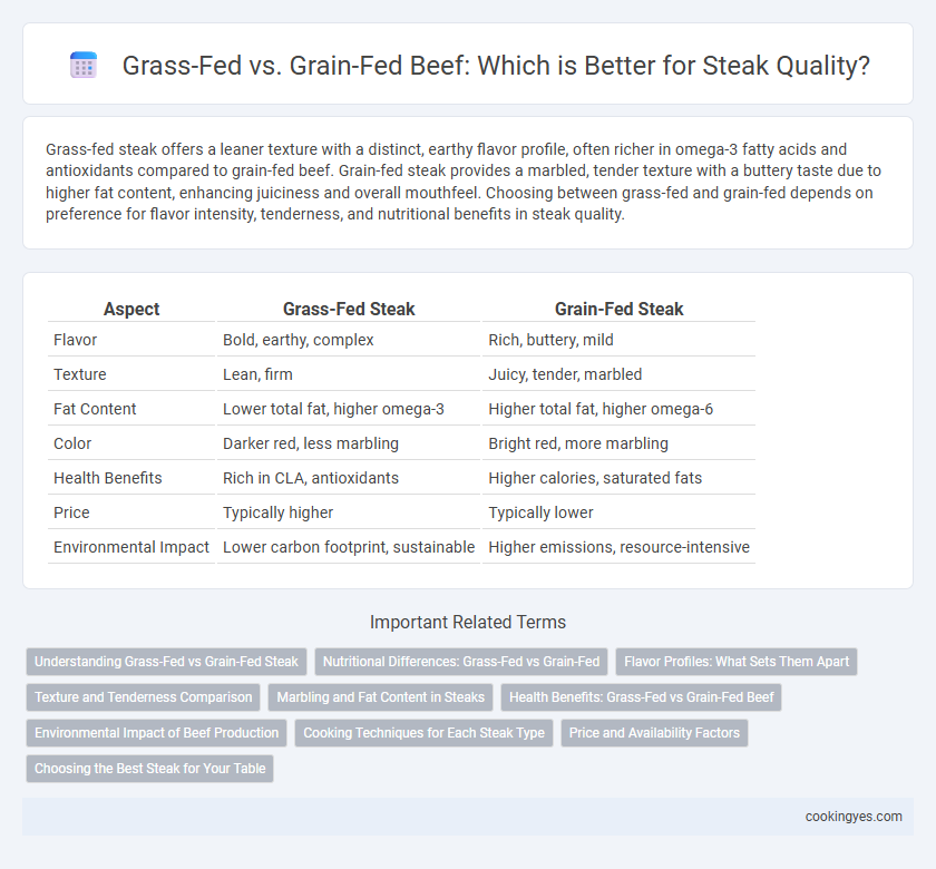 Grass-Fed vs. Grain-Fed Beef: Which is Better for Steak Quality?