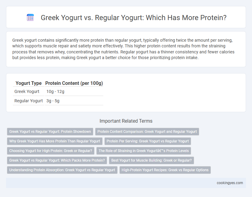 Greek Yogurt vs. Regular Yogurt: Which Has More Protein?