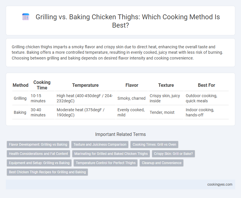 Grilling vs. Baking Chicken Thighs: Which Cooking Method Is Best?