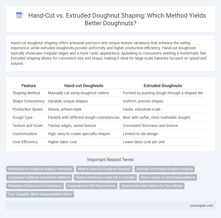 Hand-Cut vs. Extruded Doughnut Shaping: Which Method Yields Better Doughnuts?