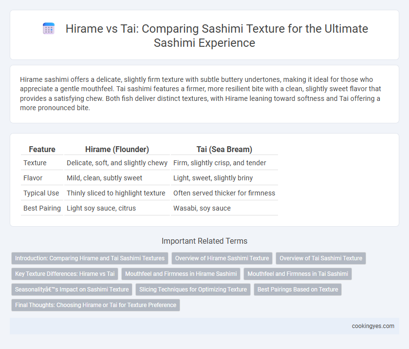 Hirame vs Tai: Comparing Sashimi Texture for the Ultimate Sashimi Experience