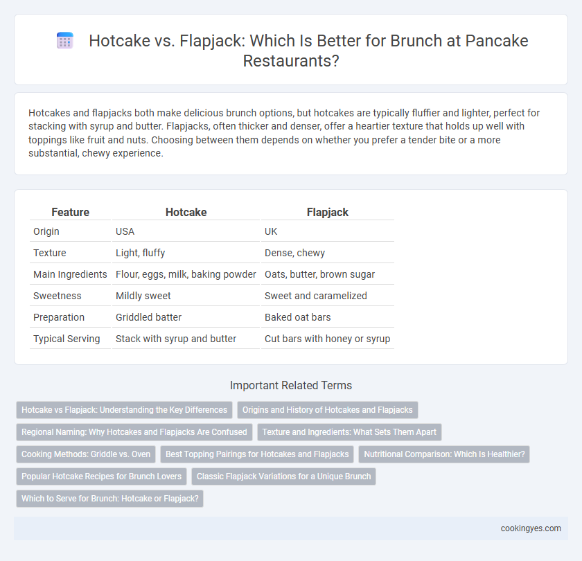 Hotcake vs. Flapjack: Which Is Better for Brunch at Pancake Restaurants?