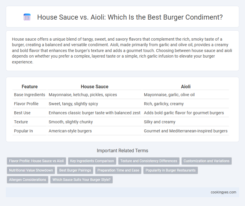 House Sauce vs. Aioli: Which Is the Best Burger Condiment?