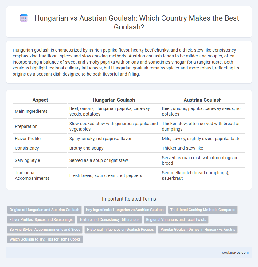 Hungarian vs Austrian Goulash: Which Country Makes the Best Goulash?