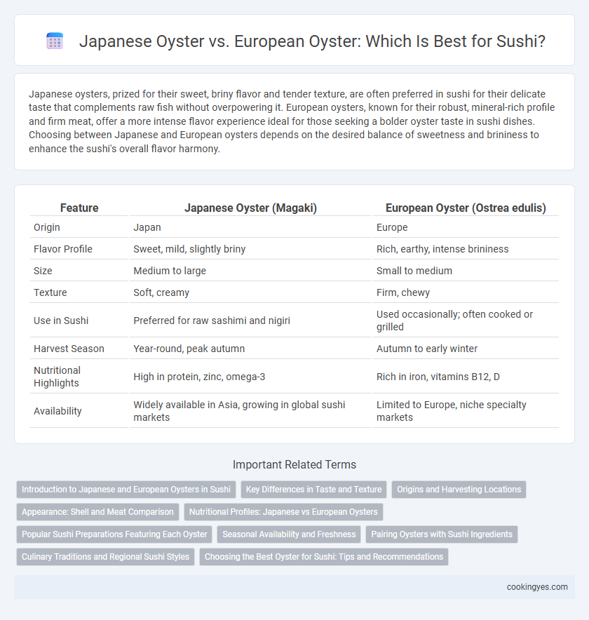 Japanese Oyster vs. European Oyster: Which Is Best for Sushi?