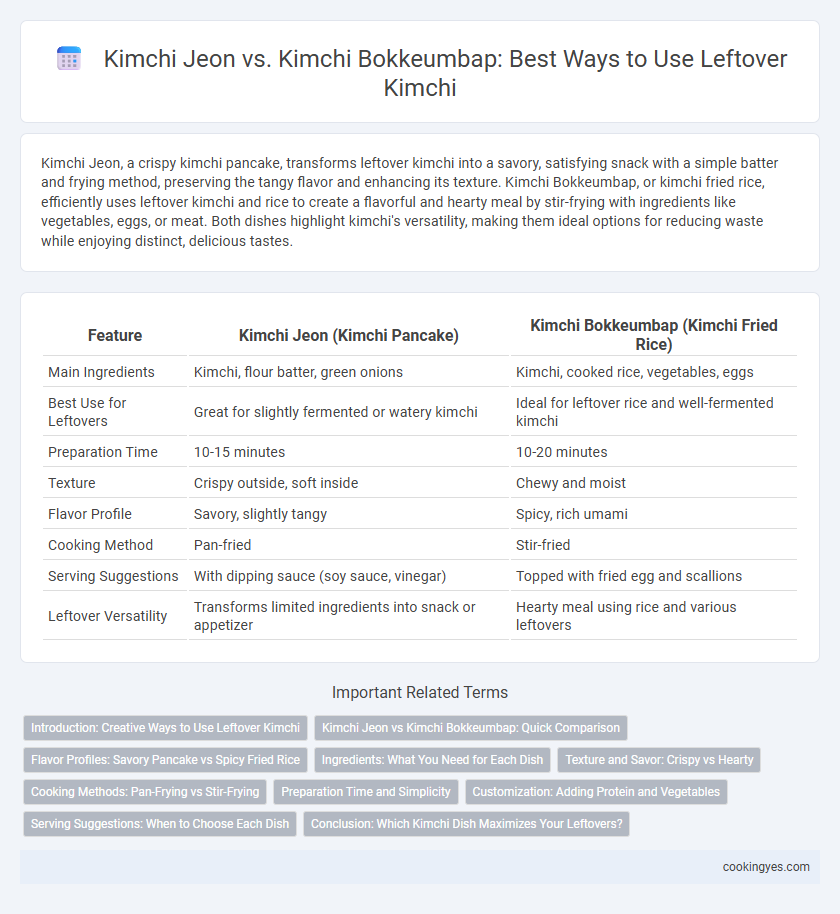 Kimchi Jeon vs. Kimchi Bokkeumbap: Best Ways to Use Leftover Kimchi