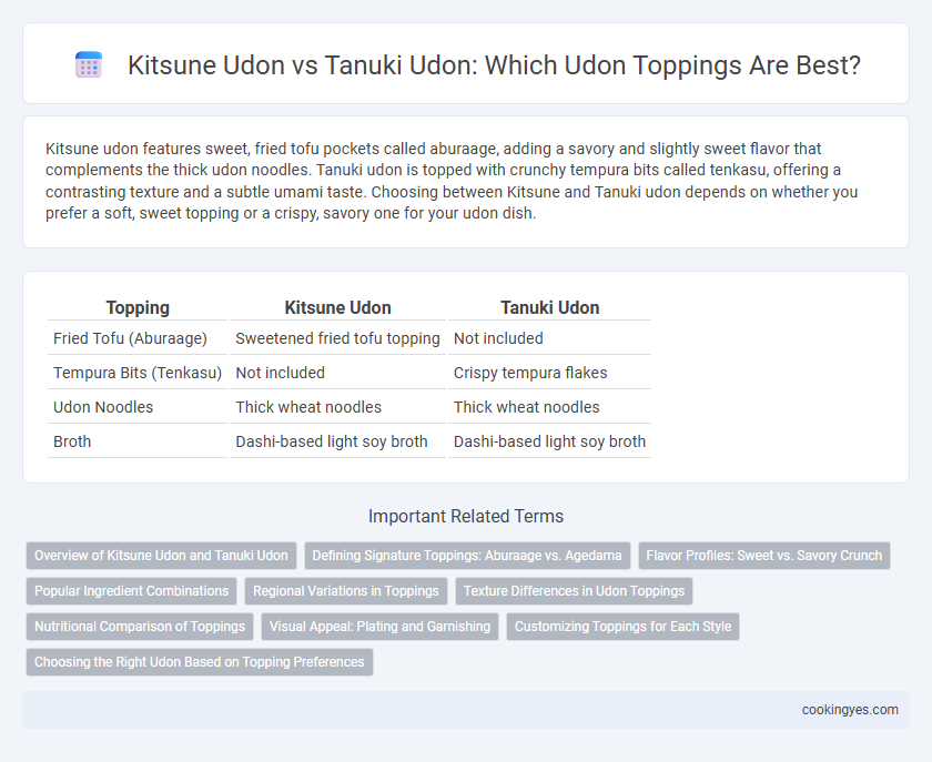 Kitsune Udon vs Tanuki Udon: Which Udon Toppings Are Best?