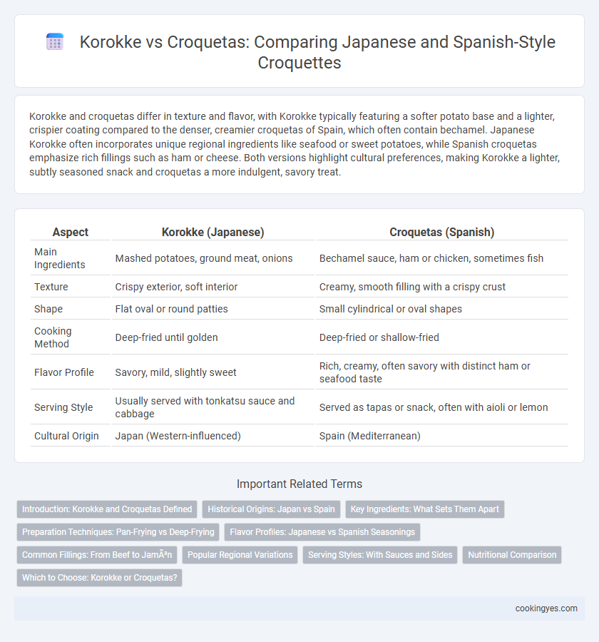 Korokke vs Croquetas: Comparing Japanese and Spanish-Style Croquettes