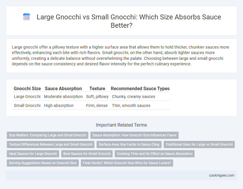 Large Gnocchi vs Small Gnocchi: Which Size Absorbs Sauce Better?