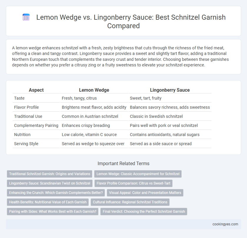 Lemon Wedge vs. Lingonberry Sauce: Best Schnitzel Garnish Compared