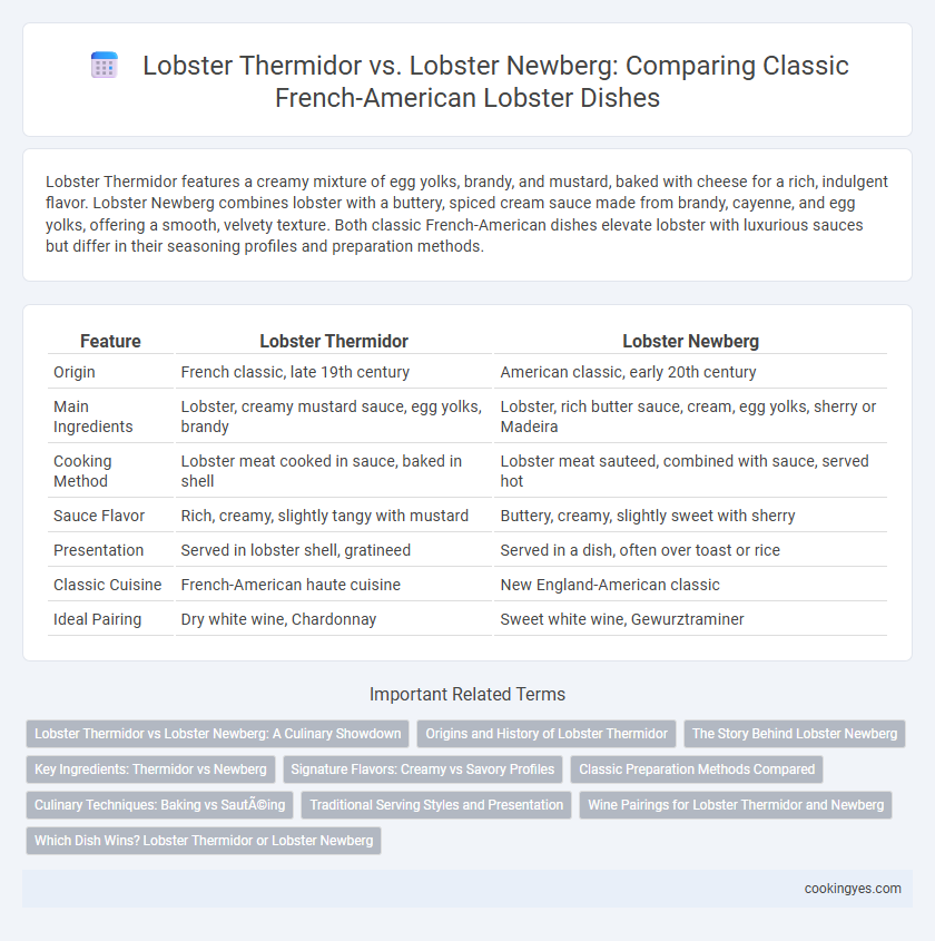 Lobster Thermidor vs. Lobster Newberg: Comparing Classic French-American Lobster Dishes