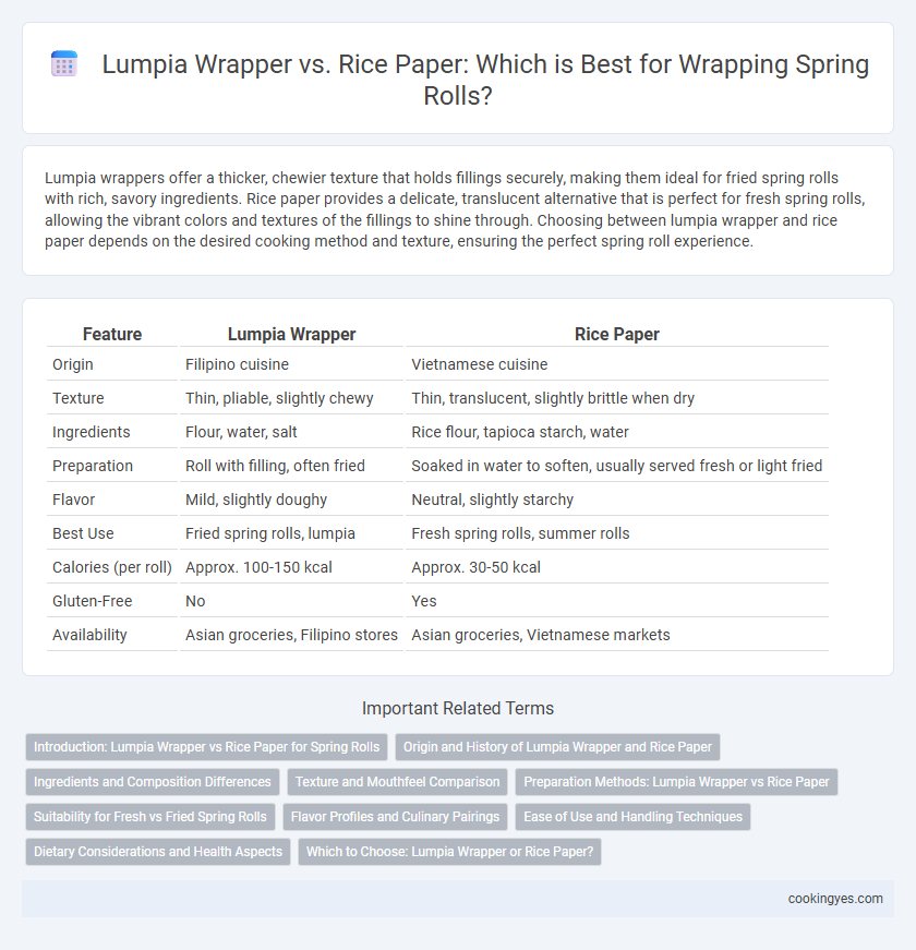 Lumpia Wrapper vs. Rice Paper: Which is Best for Wrapping Spring Rolls?