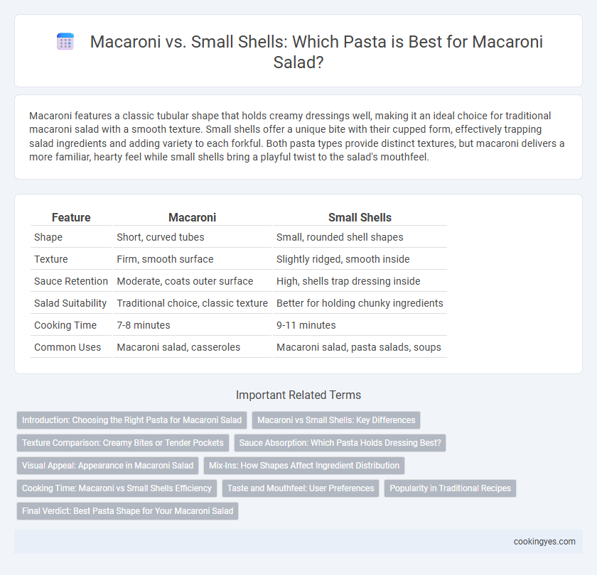 Macaroni vs. Small Shells: Which Pasta is Best for Macaroni Salad?