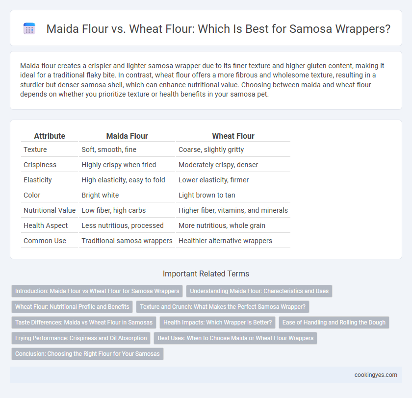 Maida Flour vs. Wheat Flour: Which Is Best for Samosa Wrappers?