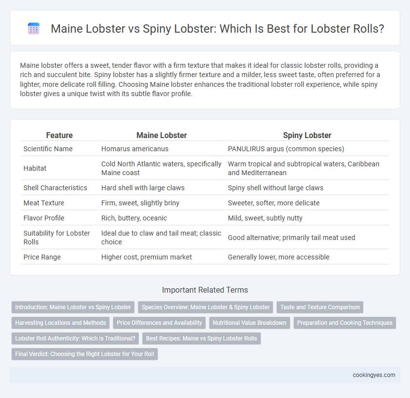 Maine Lobster vs Spiny Lobster: Which Is Best for Lobster Rolls?