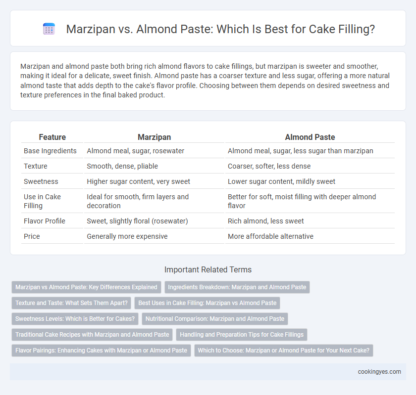Marzipan vs. Almond Paste: Which Is Best for Cake Filling?