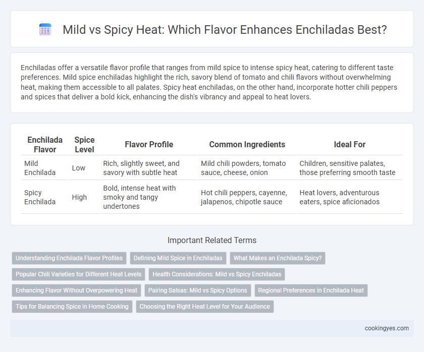 Mild vs Spicy Heat: Which Flavor Enhances Enchiladas Best?