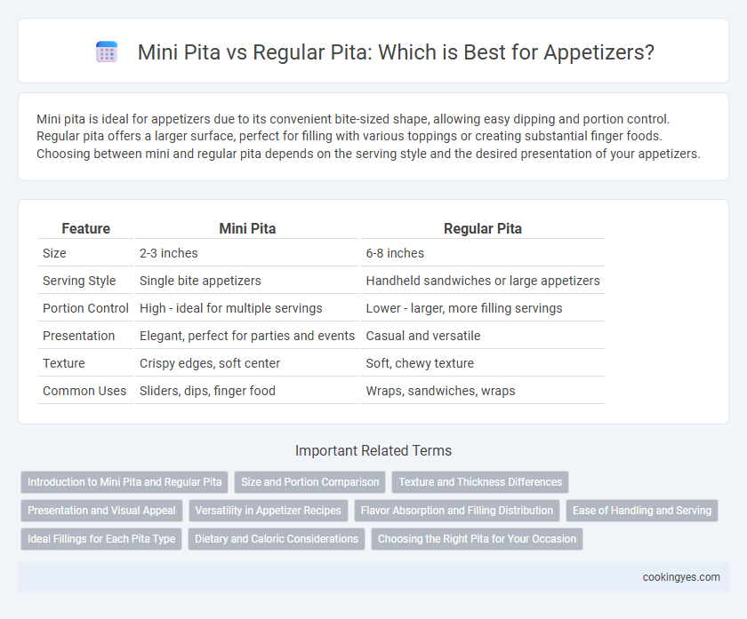 Mini Pita vs Regular Pita: Which is Best for Appetizers?