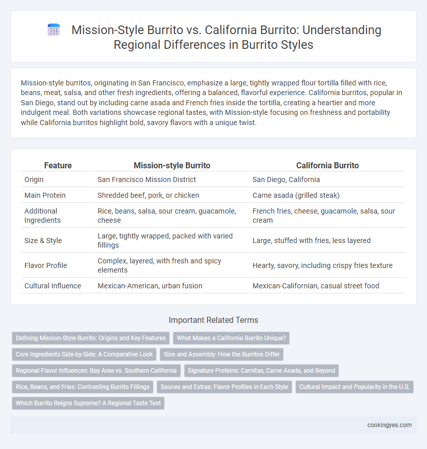 Mission-Style Burrito vs. California Burrito: Understanding Regional Differences in Burrito Styles