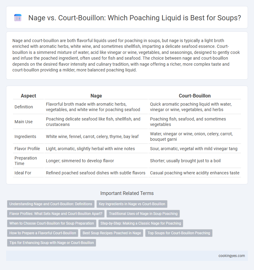 Nage vs. Court-Bouillon: Which Poaching Liquid is Best for Soups?