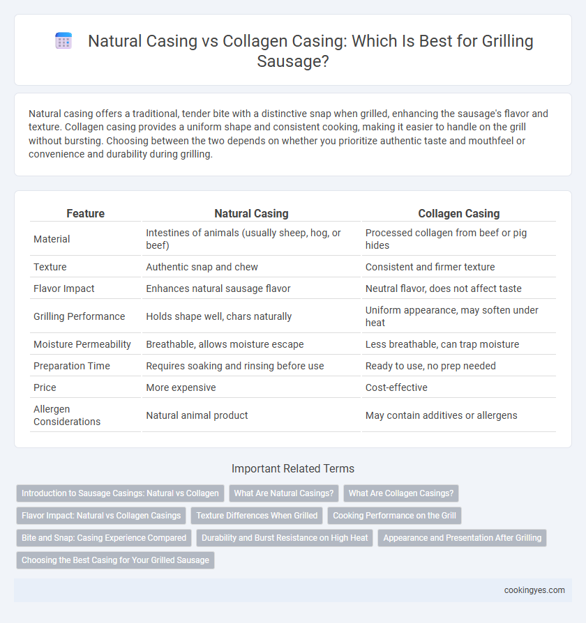 Natural Casing vs Collagen Casing: Which Is Best for Grilling Sausage?
