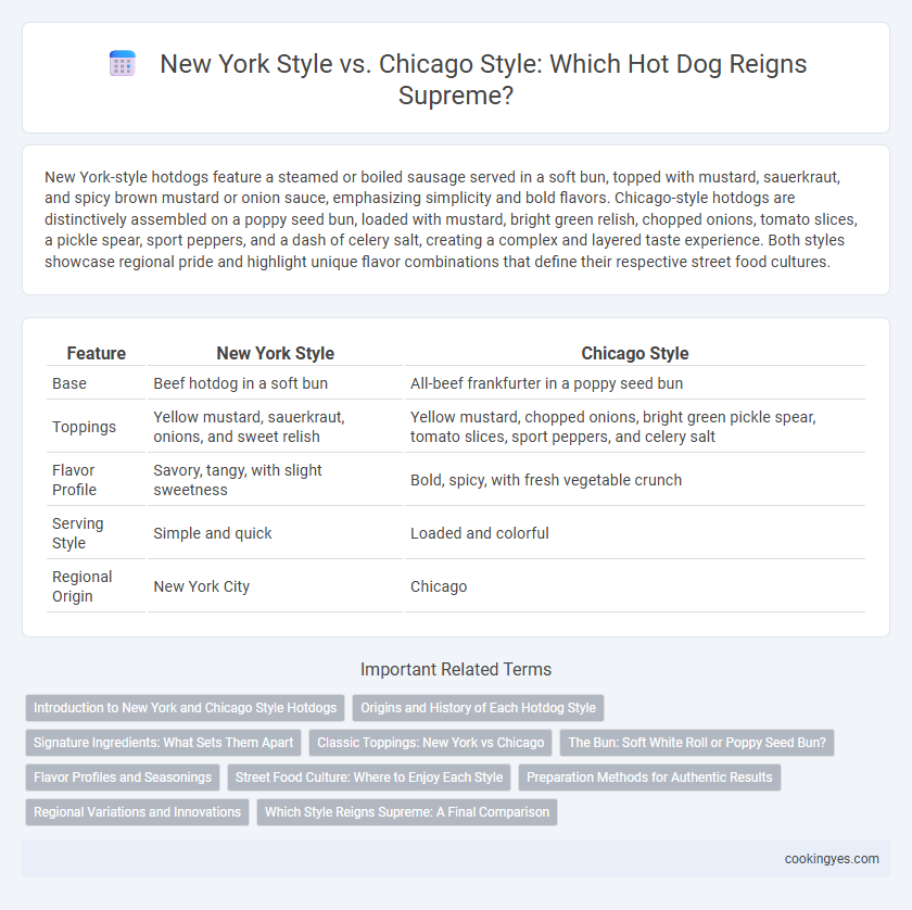 New York Style vs. Chicago Style: Which Hot Dog Reigns Supreme?