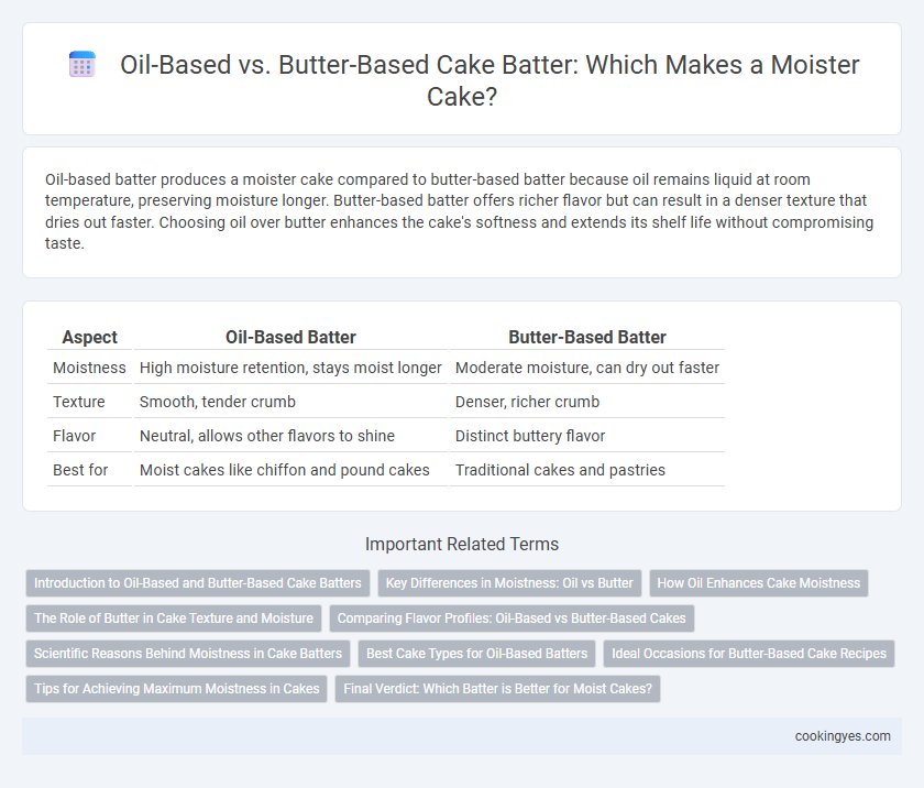 Oil-Based vs. Butter-Based Cake Batter: Which Makes a Moister Cake?