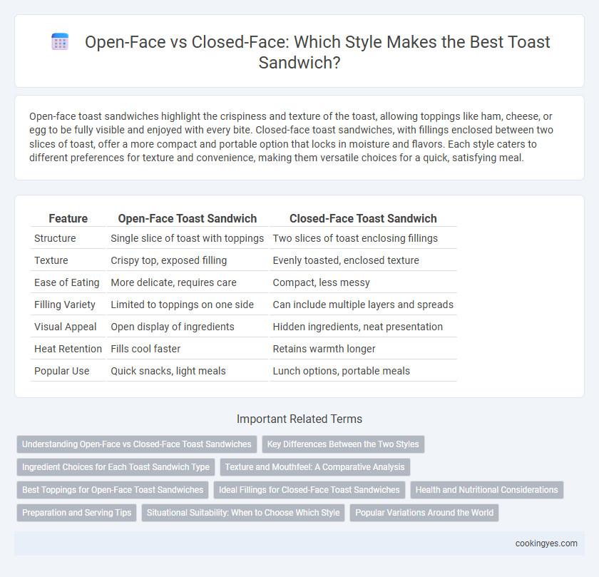 Open-Face vs Closed-Face: Which Style Makes the Best Toast Sandwich?