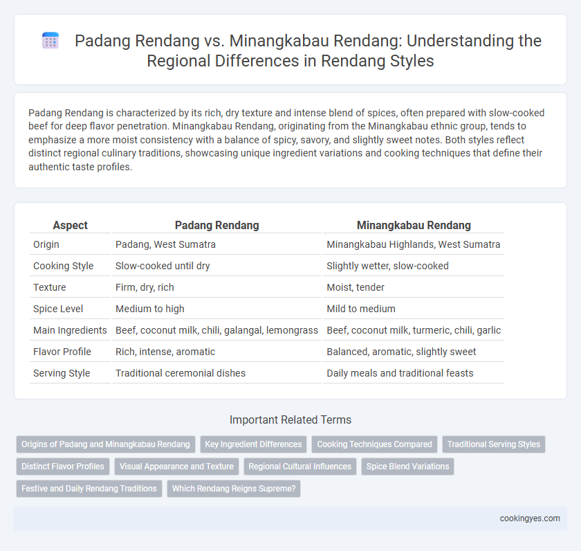 Padang Rendang vs. Minangkabau Rendang: Understanding the Regional Differences in Rendang Styles