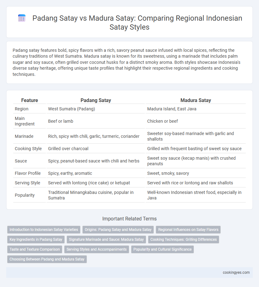 Padang Satay vs Madura Satay: Comparing Regional Indonesian Satay Styles