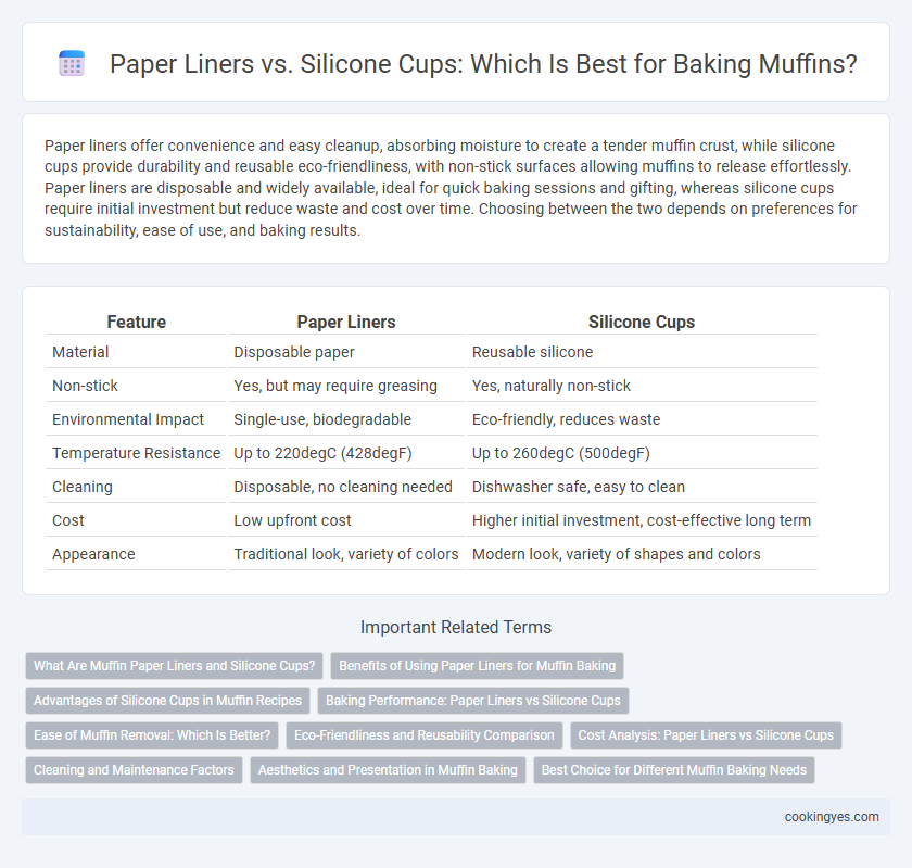 Paper Liners vs. Silicone Cups: Which Is Best for Baking Muffins?