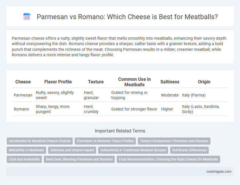 Parmesan vs Romano: Which Cheese is Best for Meatballs?
