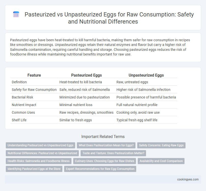 Pasteurized vs Unpasteurized Eggs for Raw Consumption: Safety and Nutritional Differences
