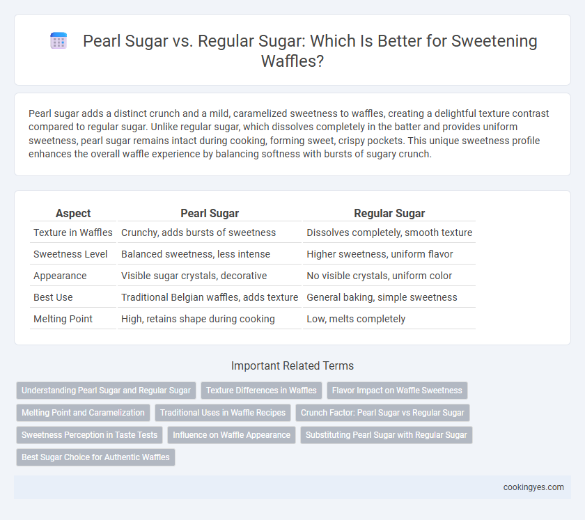 Pearl Sugar vs. Regular Sugar: Which Is Better for Sweetening Waffles?