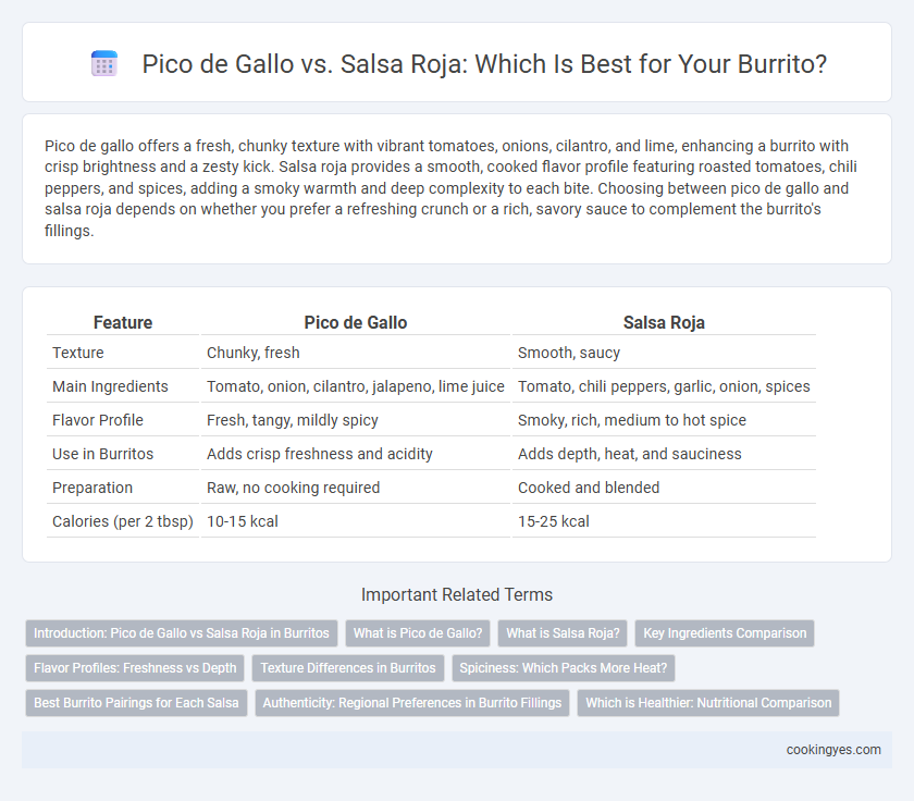 Pico de Gallo vs. Salsa Roja: Which Is Best for Your Burrito?