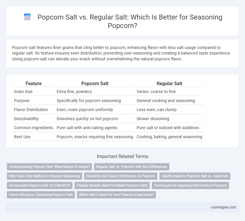 Popcorn Salt vs. Regular Salt: Which Is Better for Seasoning Popcorn?