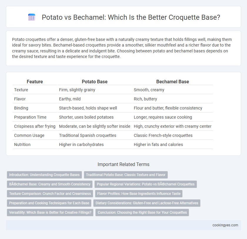 Potato vs Bechamel: Which Is the Better Croquette Base?