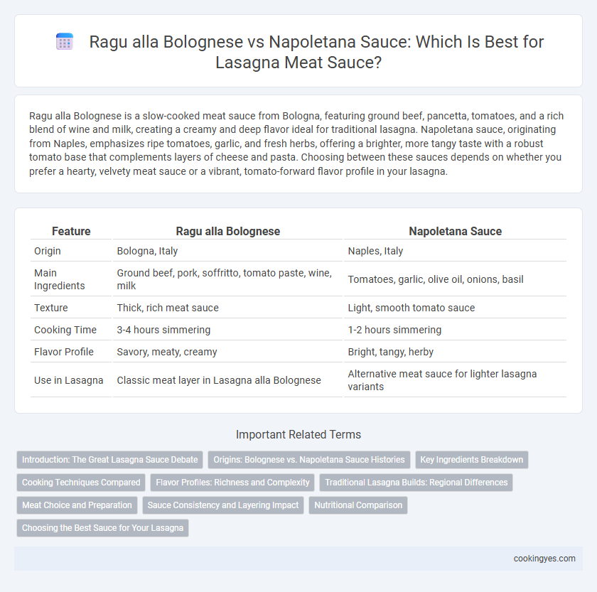 Ragu alla Bolognese vs Napoletana Sauce: Which Is Best for Lasagna Meat Sauce?