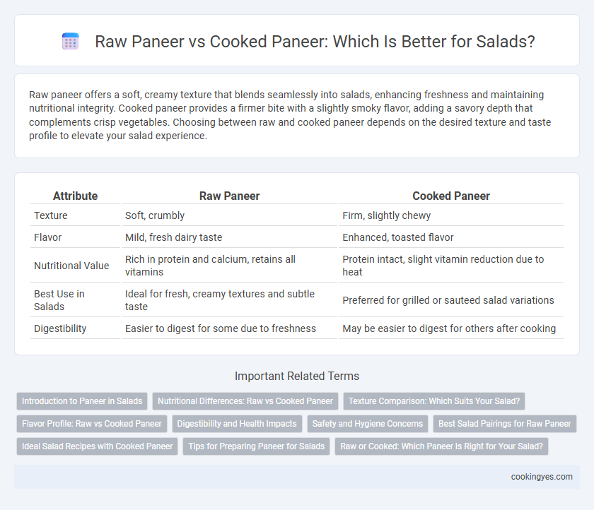 Raw Paneer vs Cooked Paneer: Which Is Better for Salads?